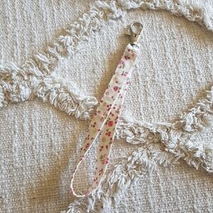 Patch & Roam zero waste Cottagecore Cute Rose Mini Floral Keychain Wristlet